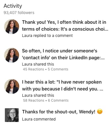 Linkedin Screenshot